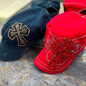 Rhinestone Cadet Hats Bundle